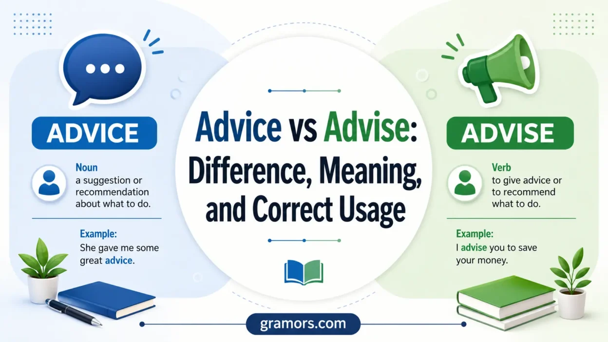 Advice vs Advise