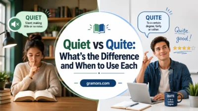 quiet vs quite