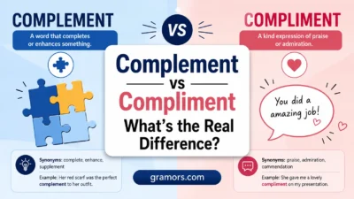 Complement vs Compliment