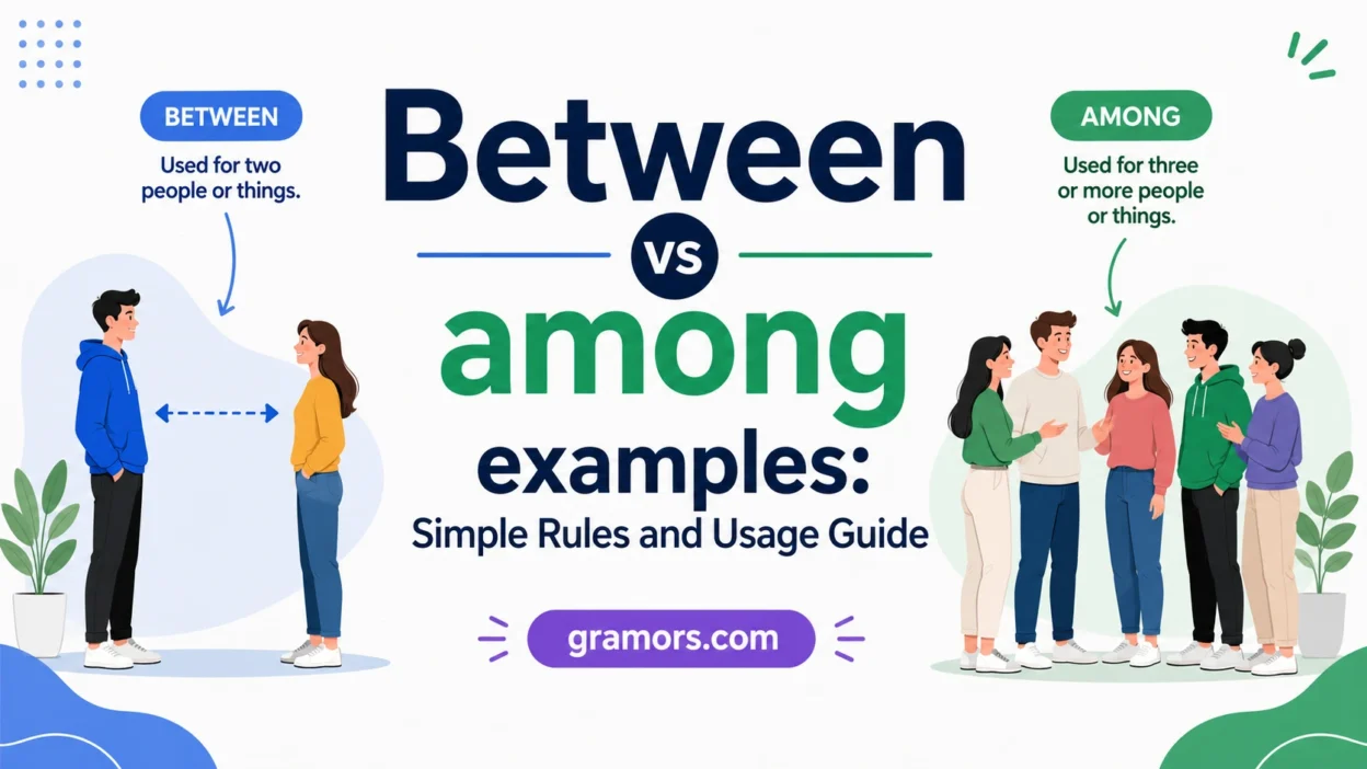 Between vs among