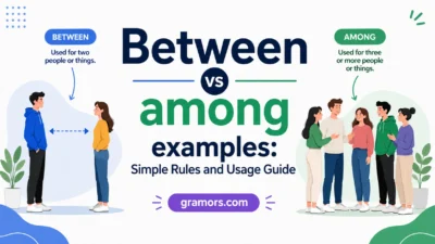 Between vs among