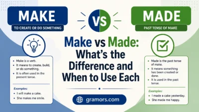 Make vs Made