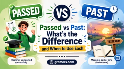 passed vs past