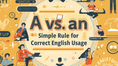 A vs An: Simple Rule for Correct English Usage