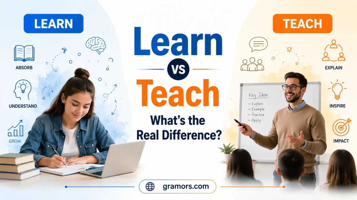 learn vs teach
