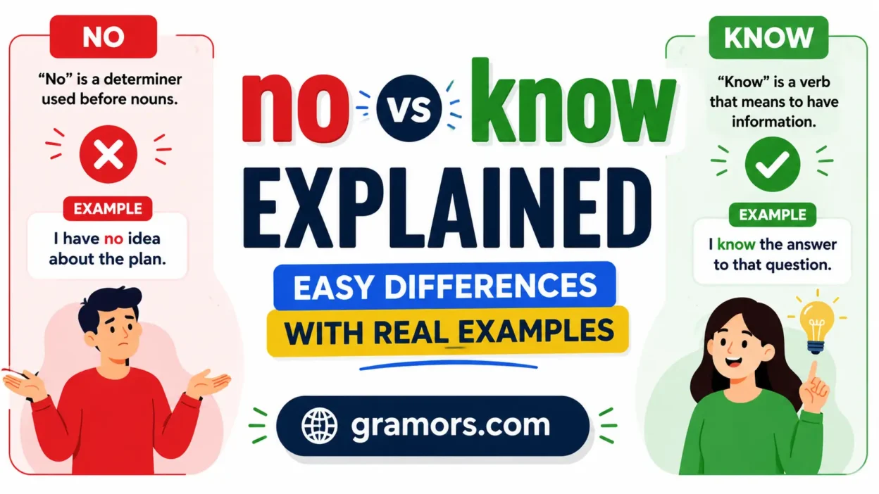 no vs know