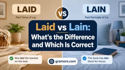 laid vs lain