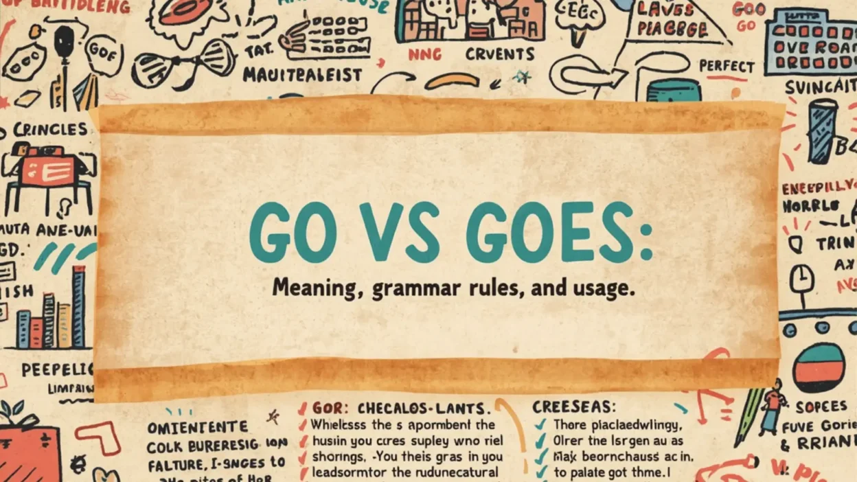 Go vs Goes: Meaning, Grammar Rules, and Usage