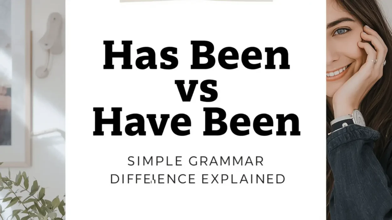 Has Been vs Have Been: Simple Grammar Difference Explained