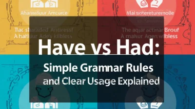 Have vs Had: Simple Grammar Rules and Clear Usage Explained