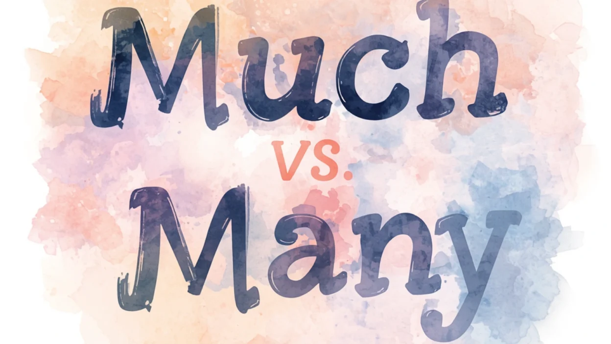 Much vs Many: Clear Guide to Correct Usage in English