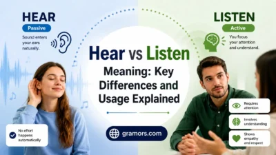 Hear vs Listen