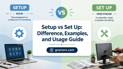 setup vs set up