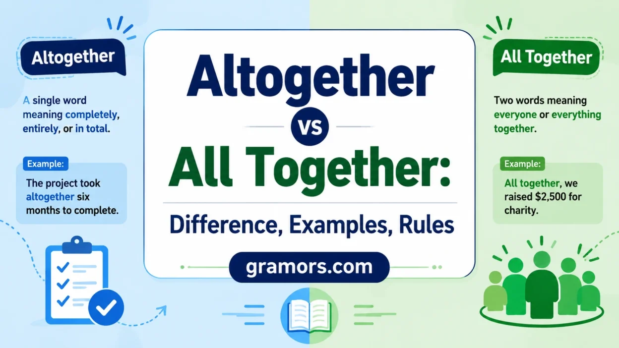 Altogether vs All Together