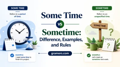 Some Time vs Sometime