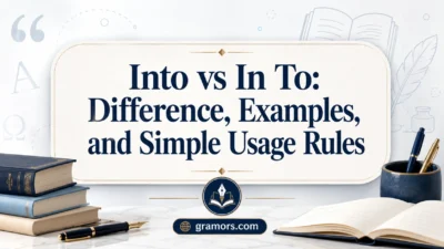 into vs in to