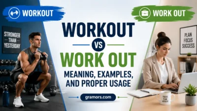 workout vs work out