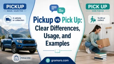 pickup vs pick up