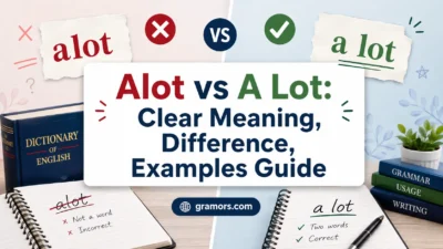alot vs a lot