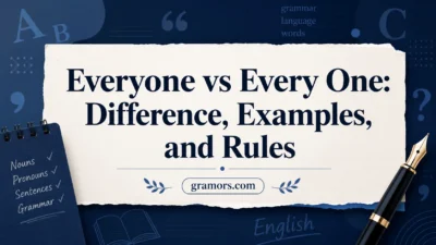 Everyone vs Every One